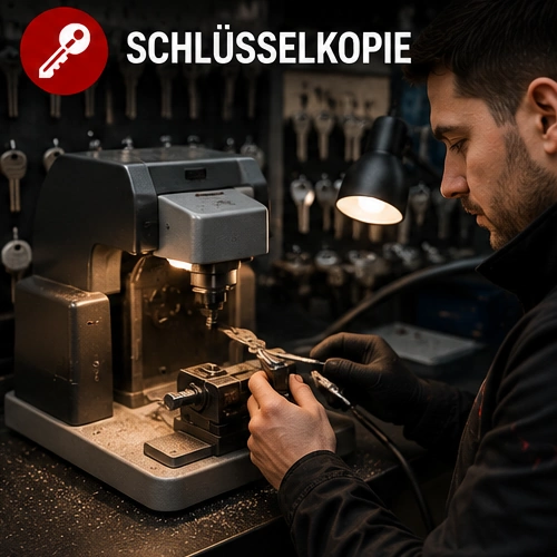 Schlüsselkopie durch Schlüsseldienst Turm Mitarbeiter